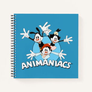 Animaniacs   Warner Siblings Arms Wide Graphic Notitieboek