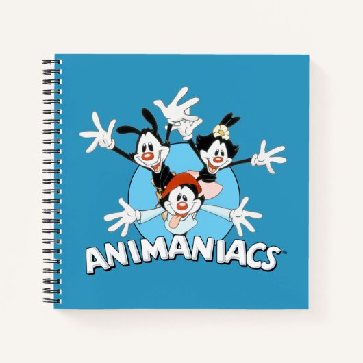 Animaniacs | Warner Siblings Arms Wide Graphic Notitieboek (Voorkant)