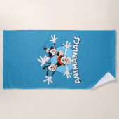 Animaniacs | Warner Siblings Arms Wide Graphic Strandlaken (Voorkant)
