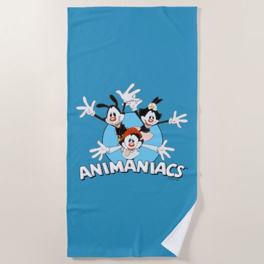 Animaniacs | Warner Siblings Arms Wide Graphic Strandlaken (Voorkant)