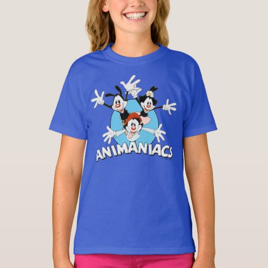 Animaniacs | Warner Siblings Arms Wide Graphic T-shirt (Voorkant)