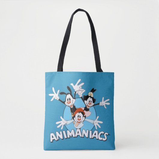 Animaniacs | Warner Siblings Arms Wide Graphic Tote Bag (Voorkant)