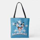 Animaniacs | Warner Siblings Arms Wide Graphic Tote Bag (Achterkant)