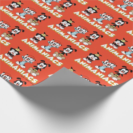 Animaniacs | Warner Siblings "No Evil" grafische k Cadeaupapier (Hoek)