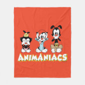 Animaniacs | Warner Siblings "No Evil" grafische k Fleece Deken (Voorkant)