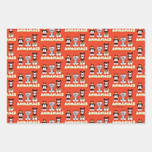 Animaniacs | Warner Siblings "No Evil" grafische k Inpakpapier Vel (Voorkant 2)