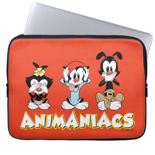 Animaniacs Warner Siblings "No Evil" grafische k Laptop Sleeve