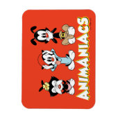 Animaniacs | Warner Siblings "No Evil" grafische k Magneet (Verticaal)