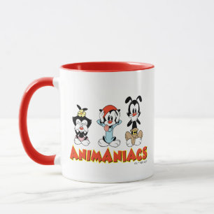 Animaniacs   Warner Siblings "No Evil" grafische k Mok