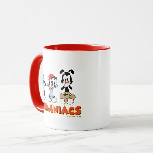 Animaniacs | Warner Siblings "No Evil" grafische k Mok (Voorkant links)