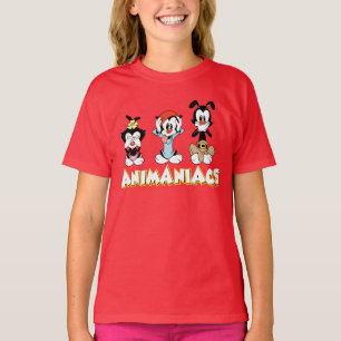 Animaniacs Warner Siblings "No Evil" grafische k T-shirt