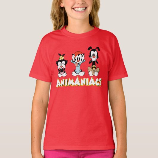 Animaniacs | Warner Siblings "No Evil" grafische k T-shirt (Voorkant)