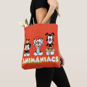 Animaniacs | Warner Siblings "No Evil" grafische k Tote Bag (Dichtbij)
