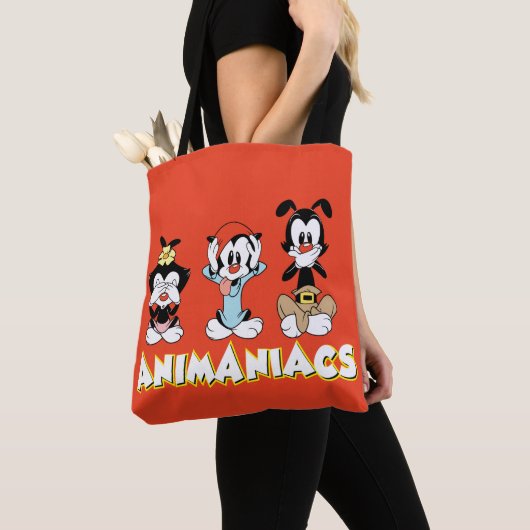 Animaniacs | Warner Siblings "No Evil" grafische k Tote Bag (Dichtbij)