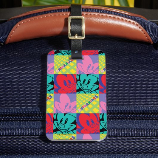 Animaniacs | Warner Siblings Pop Art Graphic Bagagelabel (Voorkant Insitu 2)