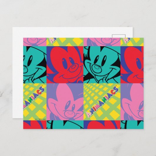 Animaniacs | Warner Siblings Pop Art Graphic Briefkaart (Voorkant / Achterkant)