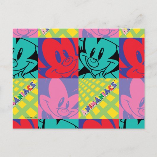 Animaniacs | Warner Siblings Pop Art Graphic Briefkaart (Voorkant)