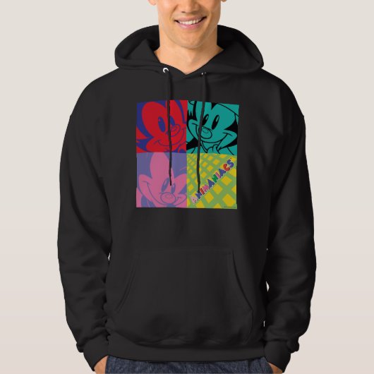 Animaniacs | Warner Siblings Pop Art Graphic Hoodie (Voorkant)