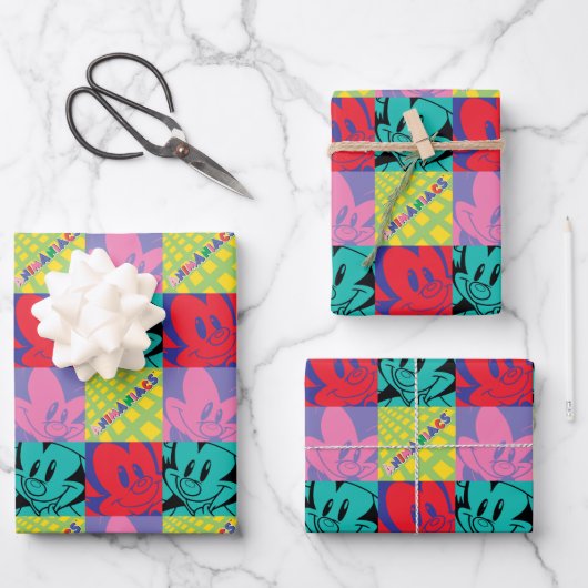 Animaniacs | Warner Siblings Pop Art Graphic Inpakpapier Vel (Voorkant)