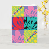Animaniacs | Warner Siblings Pop Art Graphic Kaart (Gele Bloem)