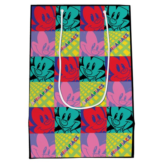 Animaniacs | Warner Siblings Pop Art Graphic Medium Cadeauzakje (Achterkant)