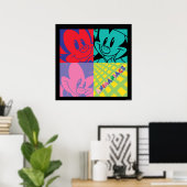 Animaniacs | Warner Siblings Pop Art Graphic Poster (Thuiskantoor)