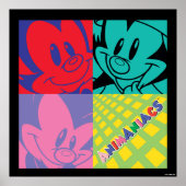 Animaniacs | Warner Siblings Pop Art Graphic Poster (Voorkant)