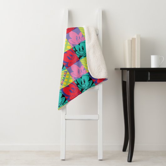 Animaniacs | Warner Siblings Pop Art Graphic Sherpa Deken (In situ)