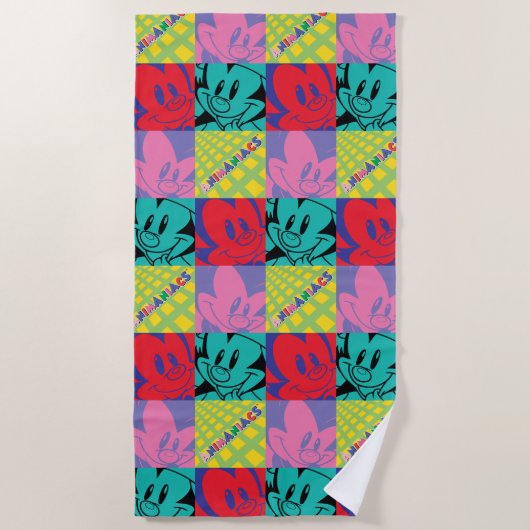 Animaniacs | Warner Siblings Pop Art Graphic Strandlaken (Voorkant)