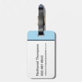 Animaniacs | Wereldkaart Yakko Grafisch Bagagelabel (Achterkant verticaal)