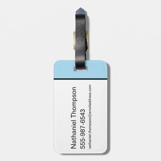 Animaniacs | Wereldkaart Yakko Grafisch Bagagelabel (Achterkant verticaal)