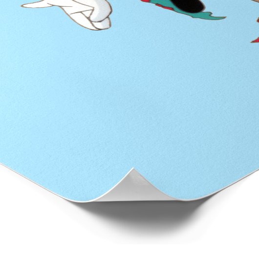 Animaniacs | Wereldkaart Yakko Grafisch Poster (Hoek)