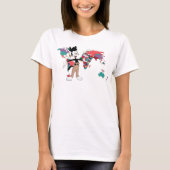 Animaniacs | Wereldkaart Yakko Grafisch T-shirt (Voorkant)
