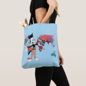 Animaniacs | Wereldkaart Yakko Grafisch Tote Bag (Dichtbij)