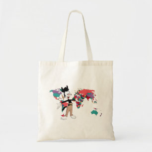 Animaniacs   Wereldkaart Yakko Grafisch Tote Bag