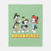 Animaniacs | Yakko, Dot en Wakko Standing Fleece Deken (Voorkant)