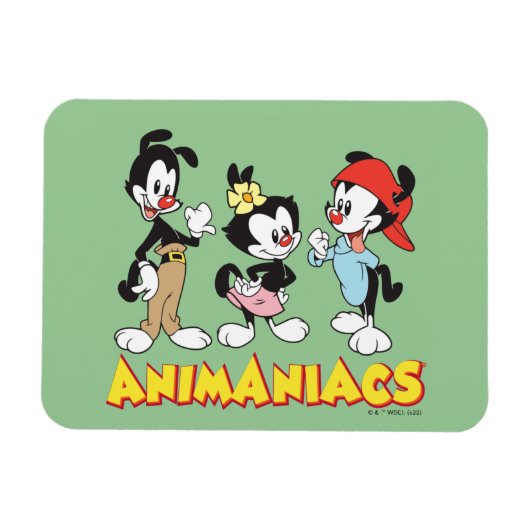 Animaniacs | Yakko, Dot en Wakko Standing Magneet (Horizontaal)
