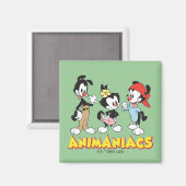 Animaniacs | Yakko, Dot en Wakko Standing Magneet (Voorkant / Achterkant)