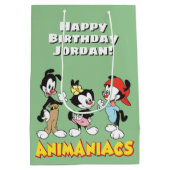 Animaniacs | Yakko, Dot en Wakko Standing Medium Cadeauzakje (Achterkant)