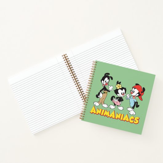 Animaniacs | Yakko, Dot en Wakko Standing Notitieboek (Binnen)