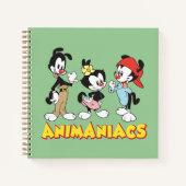 Animaniacs | Yakko, Dot en Wakko Standing Notitieboek (Voorkant)