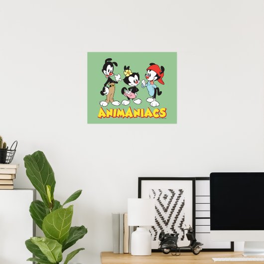 Animaniacs | Yakko, Dot en Wakko Standing Poster (Thuiskantoor)