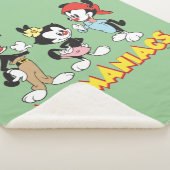 Animaniacs | Yakko, Dot en Wakko Standing Sherpa Deken (3/4)