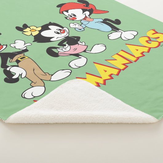 Animaniacs | Yakko, Dot en Wakko Standing Sherpa Deken (3/4)