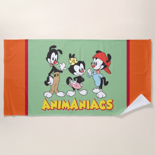 Animaniacs | Yakko, Dot en Wakko Standing Strandlaken (Voorkant)