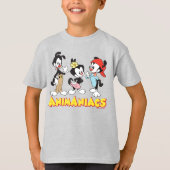 Animaniacs | Yakko, Dot en Wakko Standing T-shirt (Voorkant)