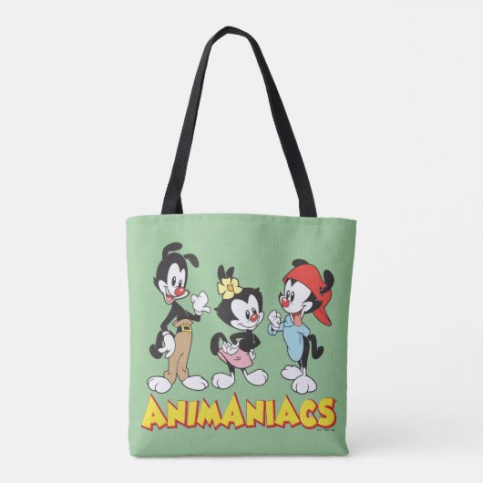 Animaniacs | Yakko, Dot en Wakko Standing Tote Bag (Achterkant)
