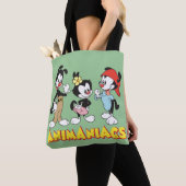Animaniacs | Yakko, Dot en Wakko Standing Tote Bag (Dichtbij)