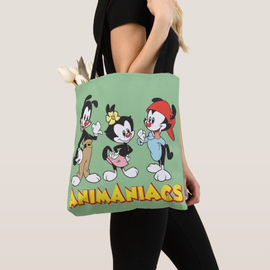Animaniacs | Yakko, Dot en Wakko Standing Tote Bag (Dichtbij)