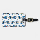 Animaniacs | Yakko, Wakko & Dot Circle Pattern Bagagelabel (Voorkant horizontaal)